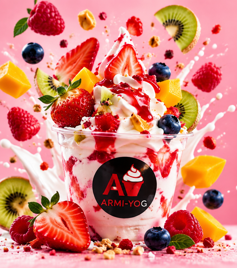 Yogur helado personalizado de Armi-Yog